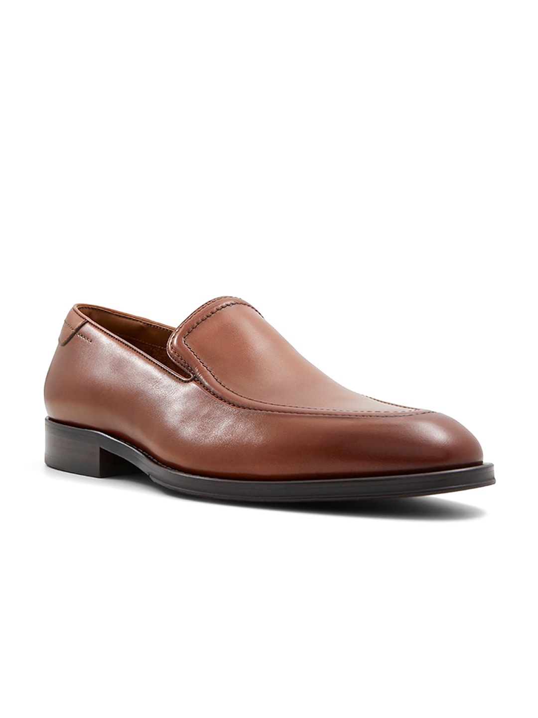 

ALDO Sauve Leather Formal Loafers, Tan