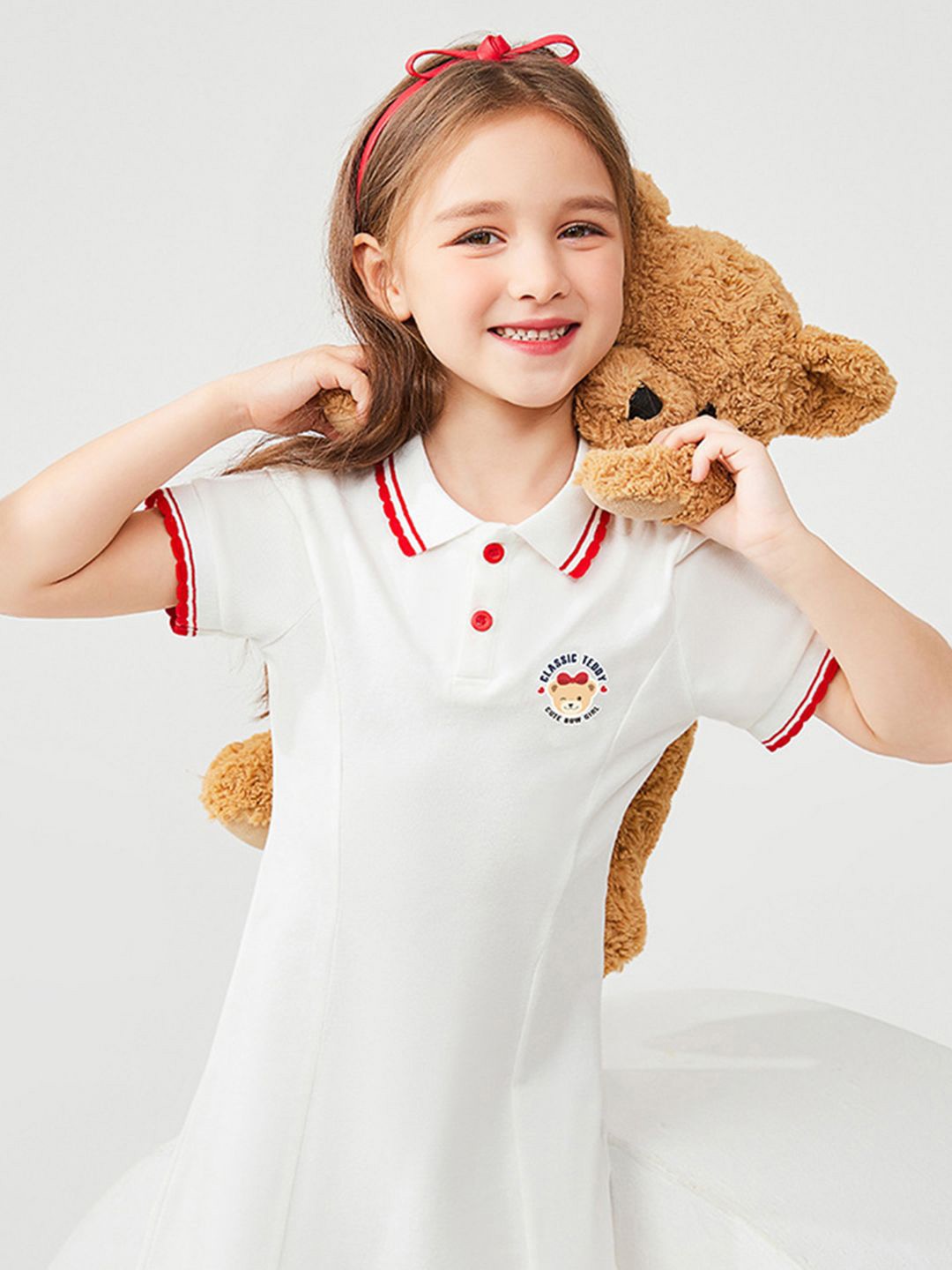 

INCLUD Girls T-shirt Dress, White