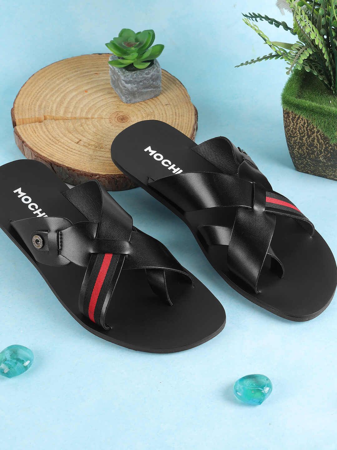 

Mochi Men Slip-On Comfort Sandals, Black