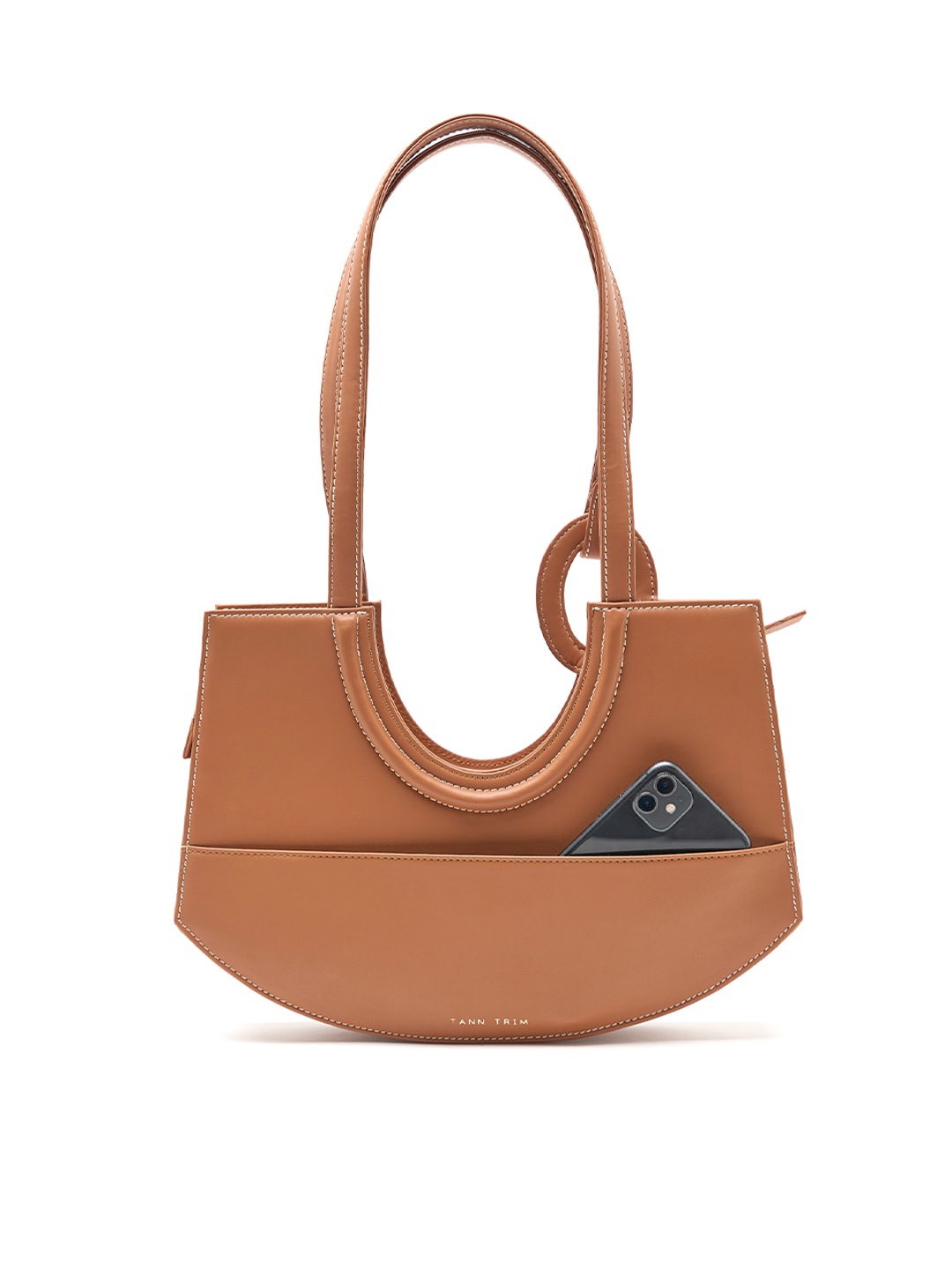 

Tann Trim Elly Handbag, Tan