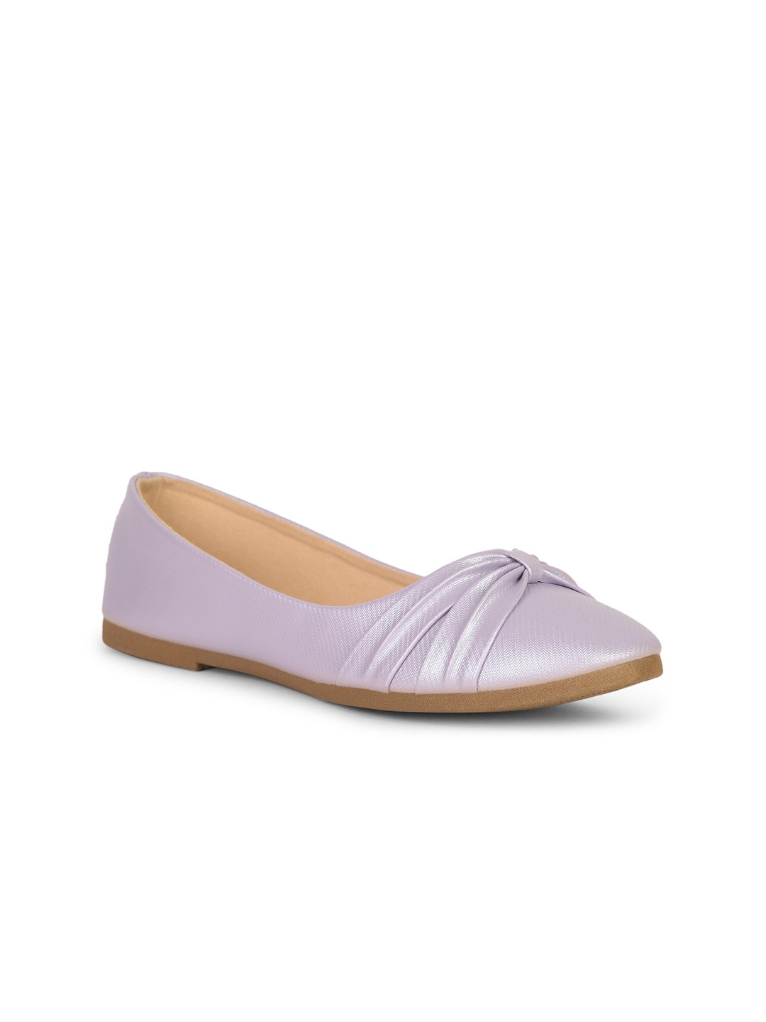 

Bata Women Ballerinas with Bows Flats, Purple