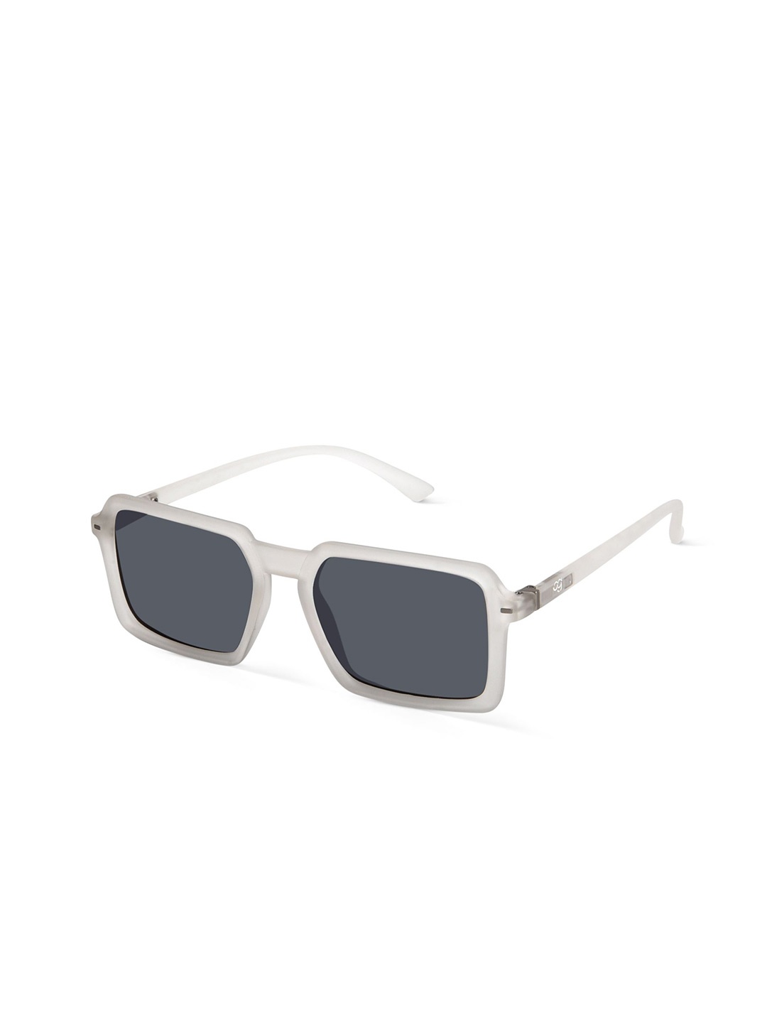 

Woggles Unisex Rectangle Sunglasses with Polarised Lens WOU-PRC-1123, Black