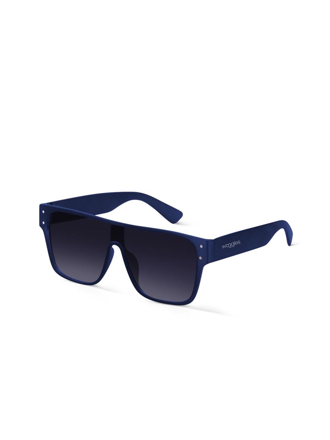 

Woggles Unisex Oversized Sunglasses with Polarised Lens WONS-POS-59116C2, Black