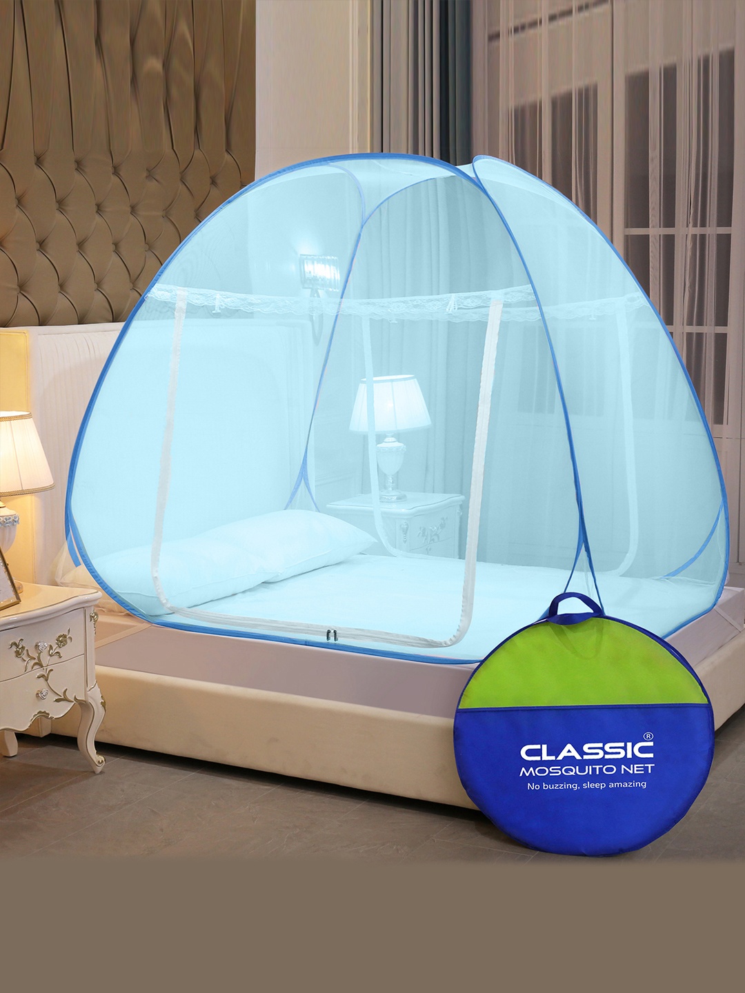 

Classic Mosquito Net Blue Queen Size Tent Mosquito Net