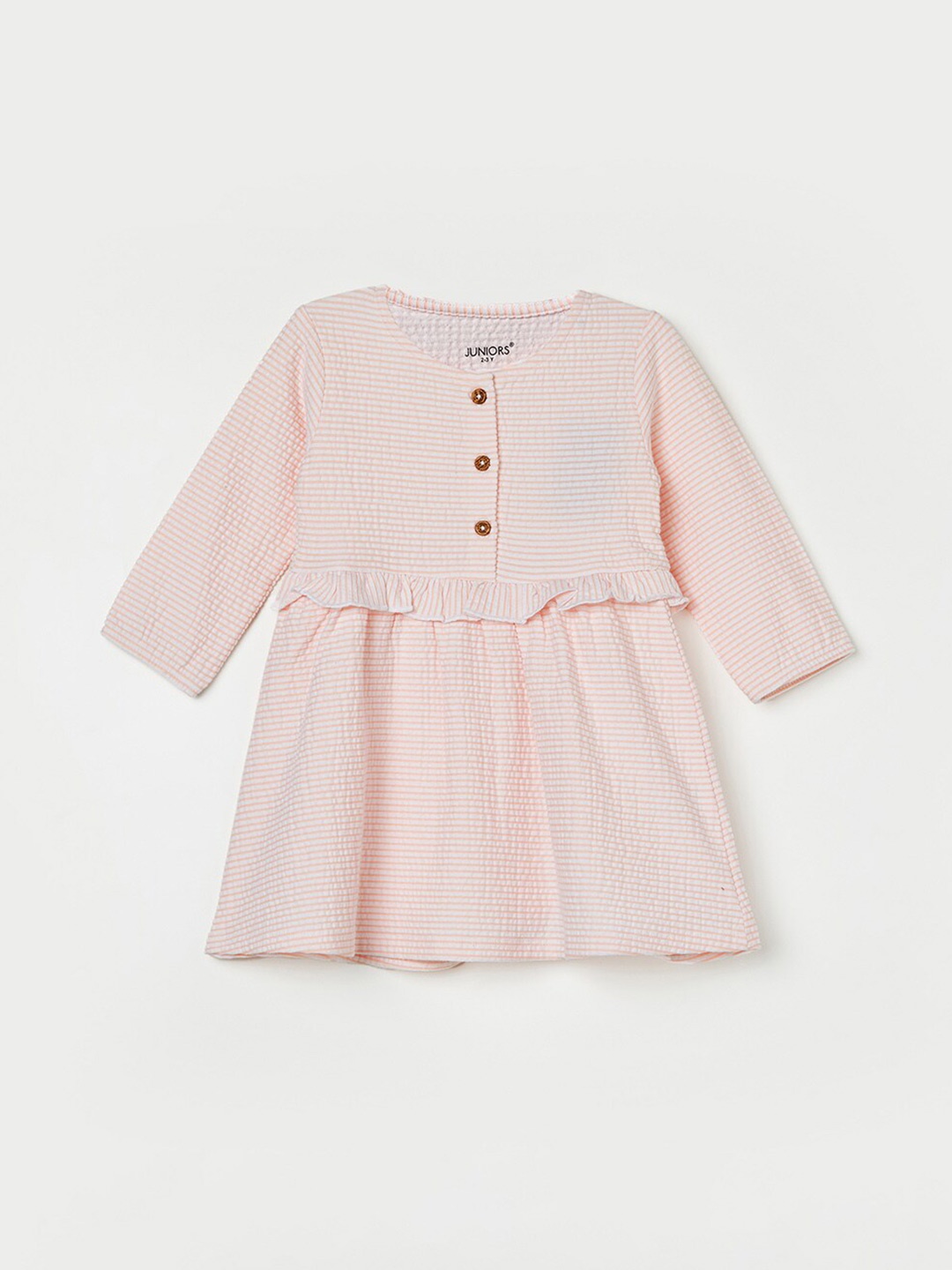 

Juniors by Lifestyle Fit & Flare Dress, Peach