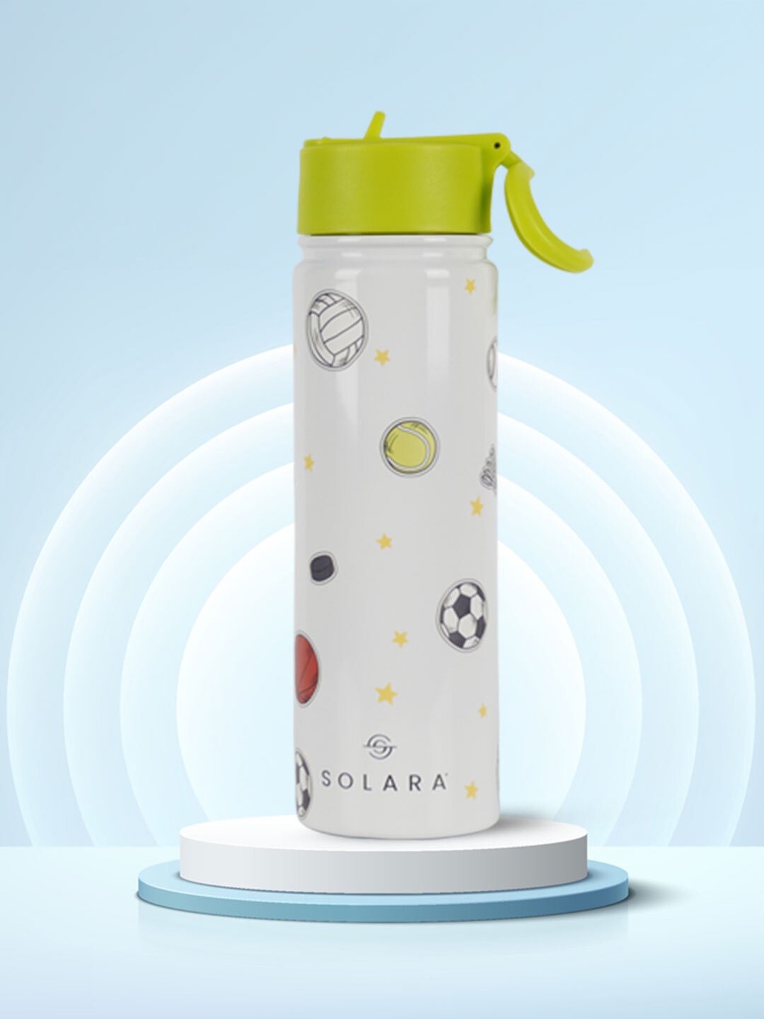 

Solara Power Play Stainless Steel Vacuum Insulated Water Bottle 650ML, Green