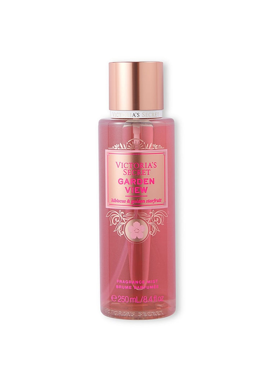 Victoria's Secret Women Garden View Sunlit Resort Fragrance Mist - 250 ml, Pink