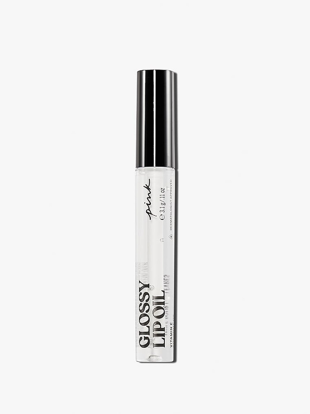 

Victoria's Secret Pink Glossy Lip Oil with Coconut Oil & Vitamin E - 3.1 g, Transparent