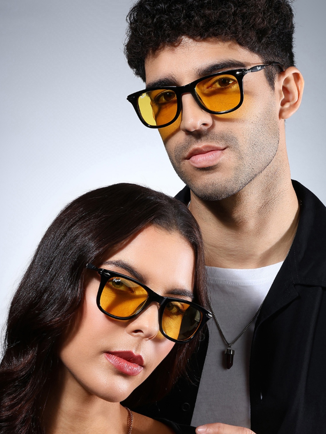 

RESIST EYEWEAR Unisex Wayfarer Sunglasses with UV Protected Lens GENESIUS YELLOW C2