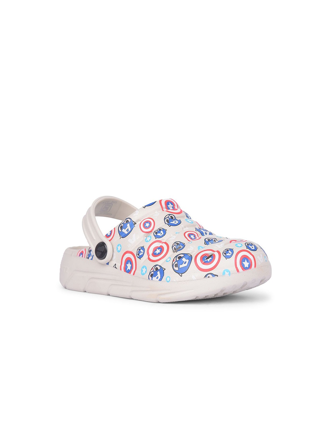 

Floatz Boys Printed Clogs, Off white