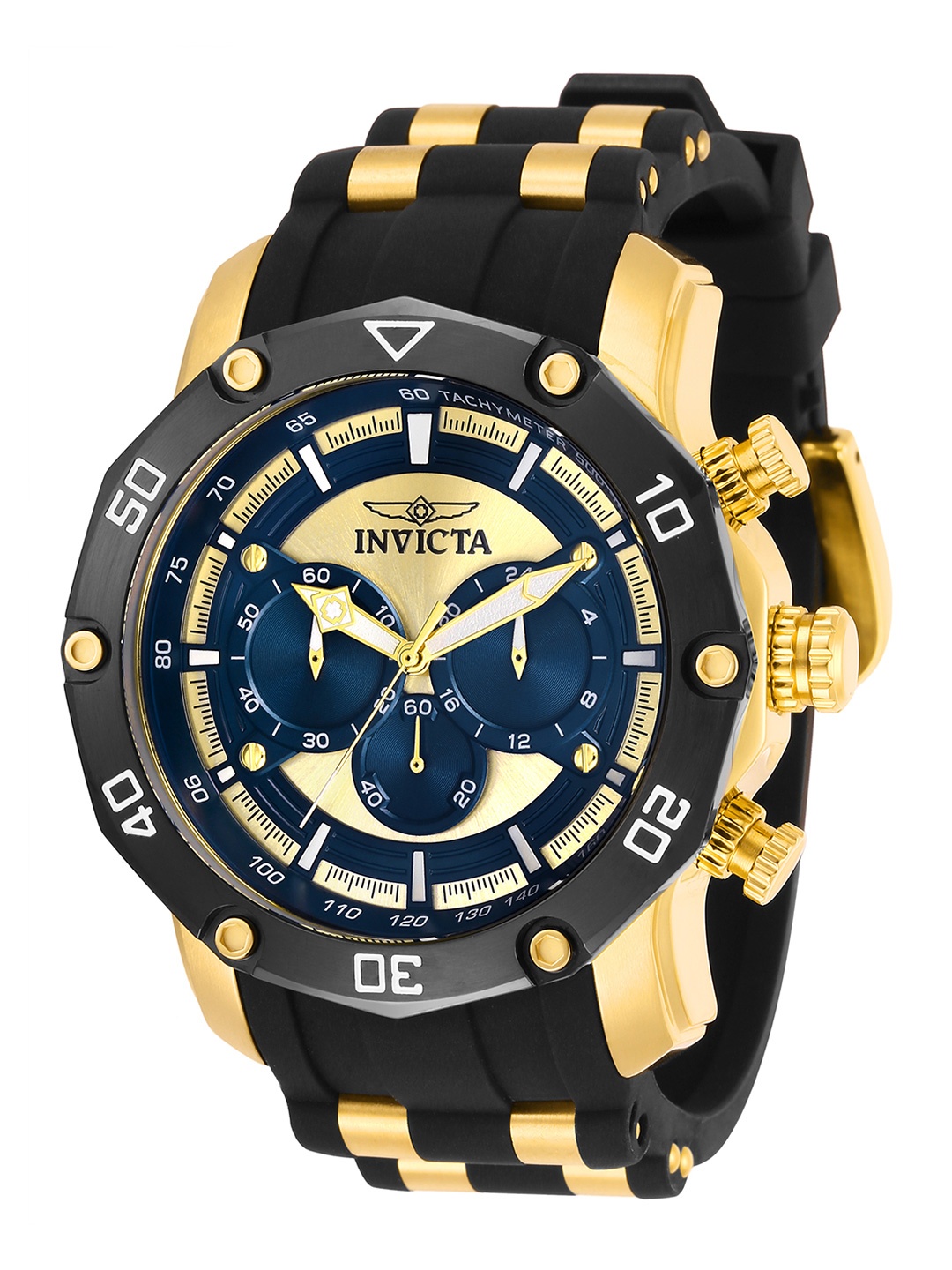 

Invicta Men Pro Diver Printed Dial Chronograph Analogue Watch 30079, Black