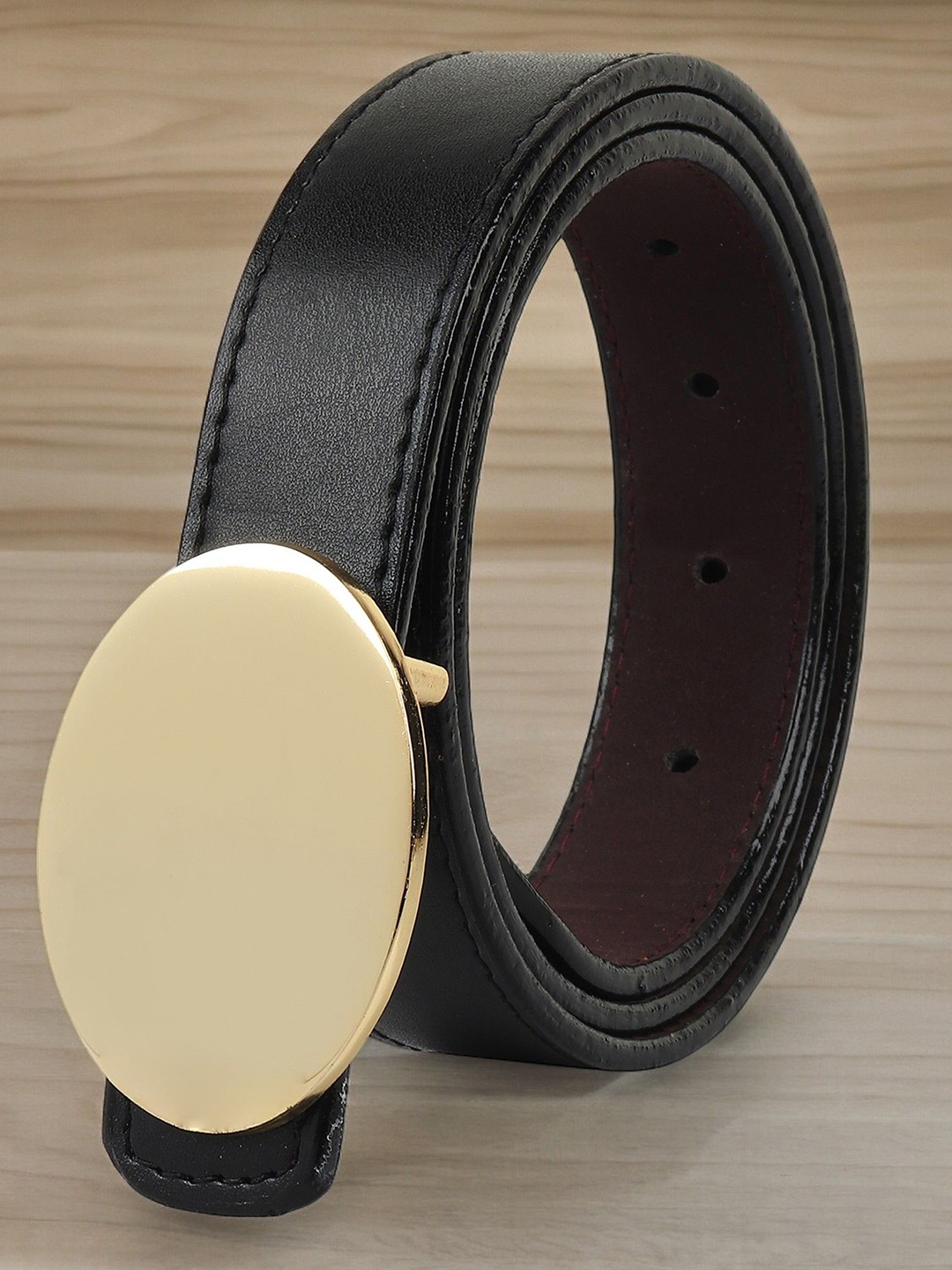 

Kastner Women Solid Push Pin Casual Belt, Black