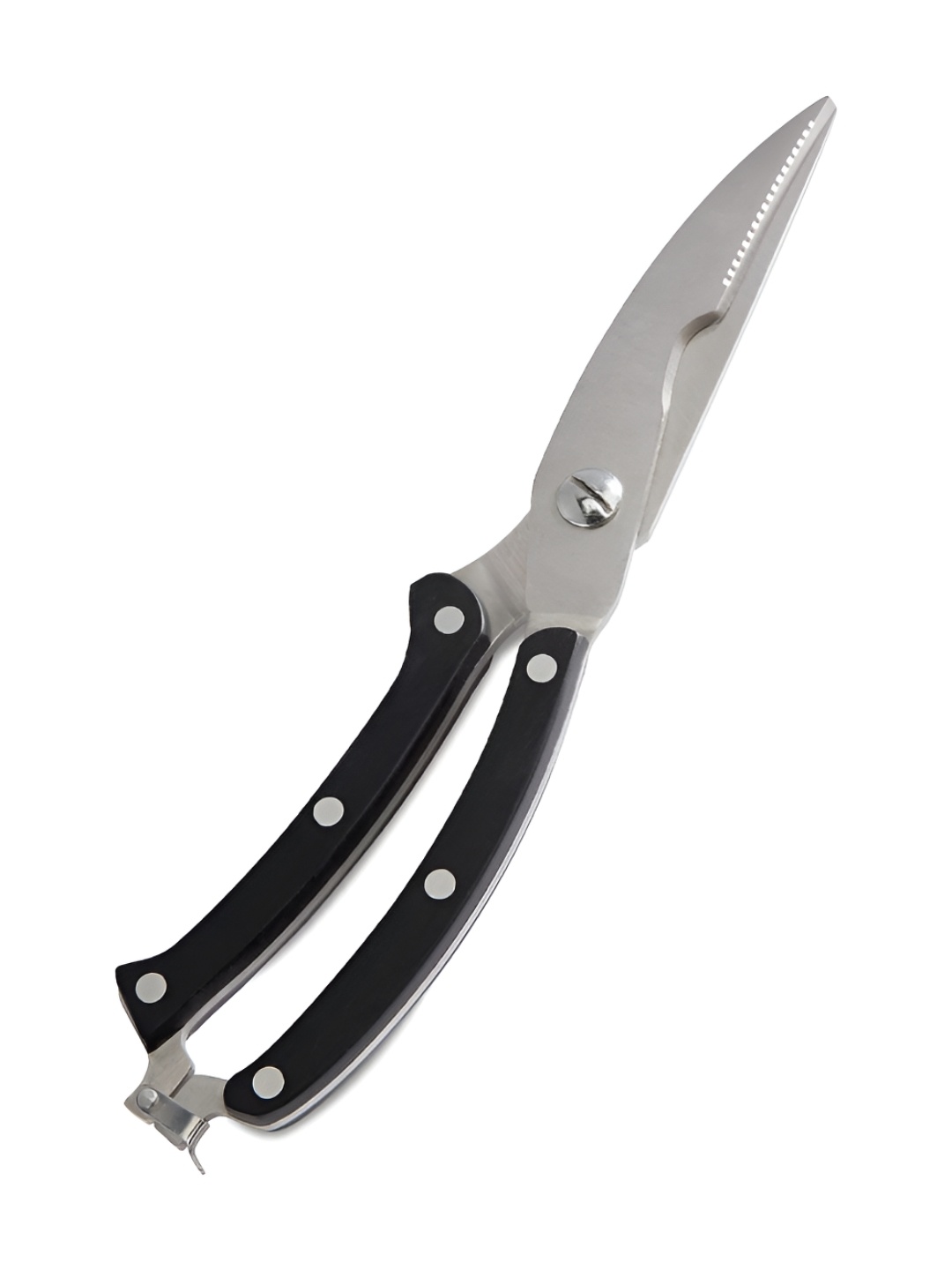 

P-Plus International Black Stainless Steel Food Scissor