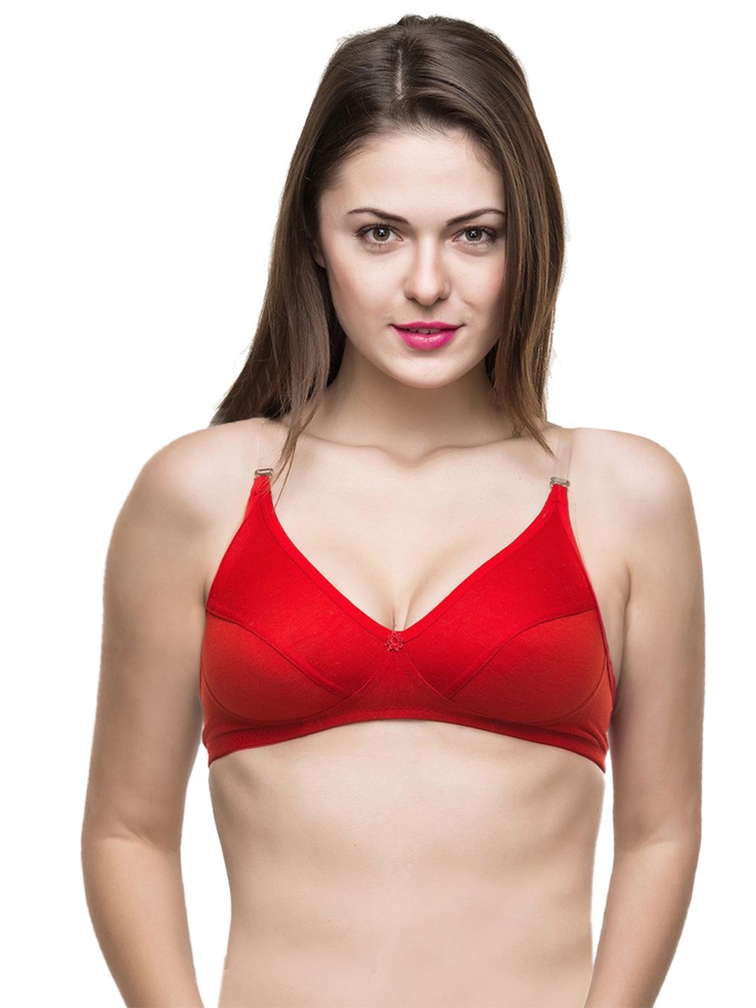 

Docare Non Padded Everyday Bra, Red