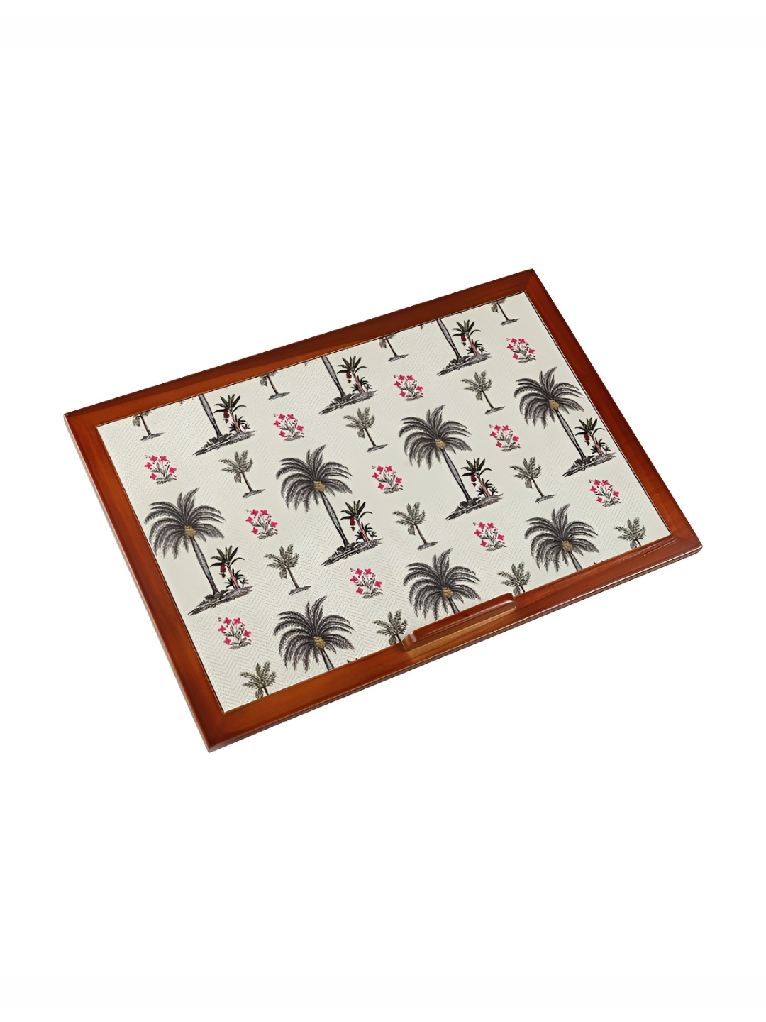 

India Circus by Krsnaa Mehta Brown Printed Wooden Laptop Table