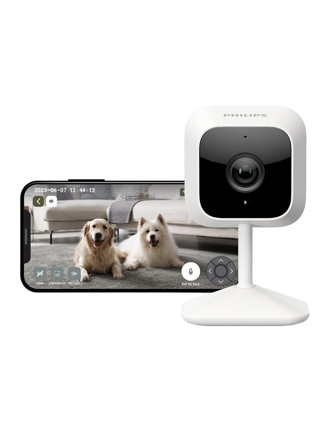 

Philips White HSP1000 Motion Detect Night Vision Security Camera