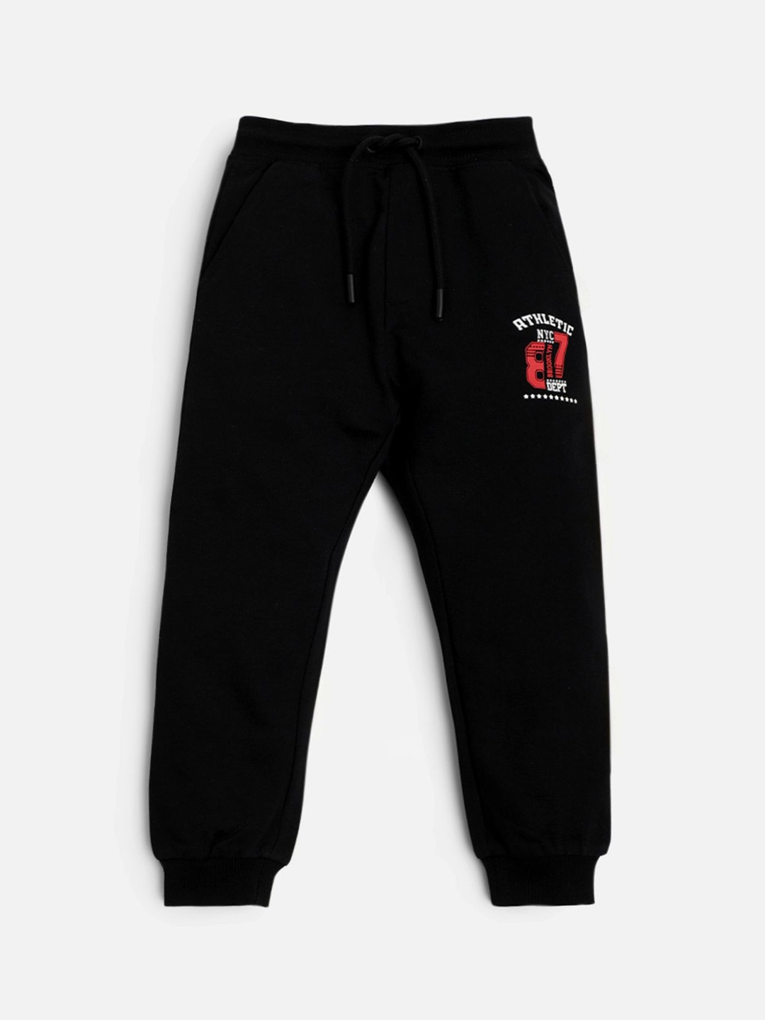 

R&B Boys Cotton Joggers, Black