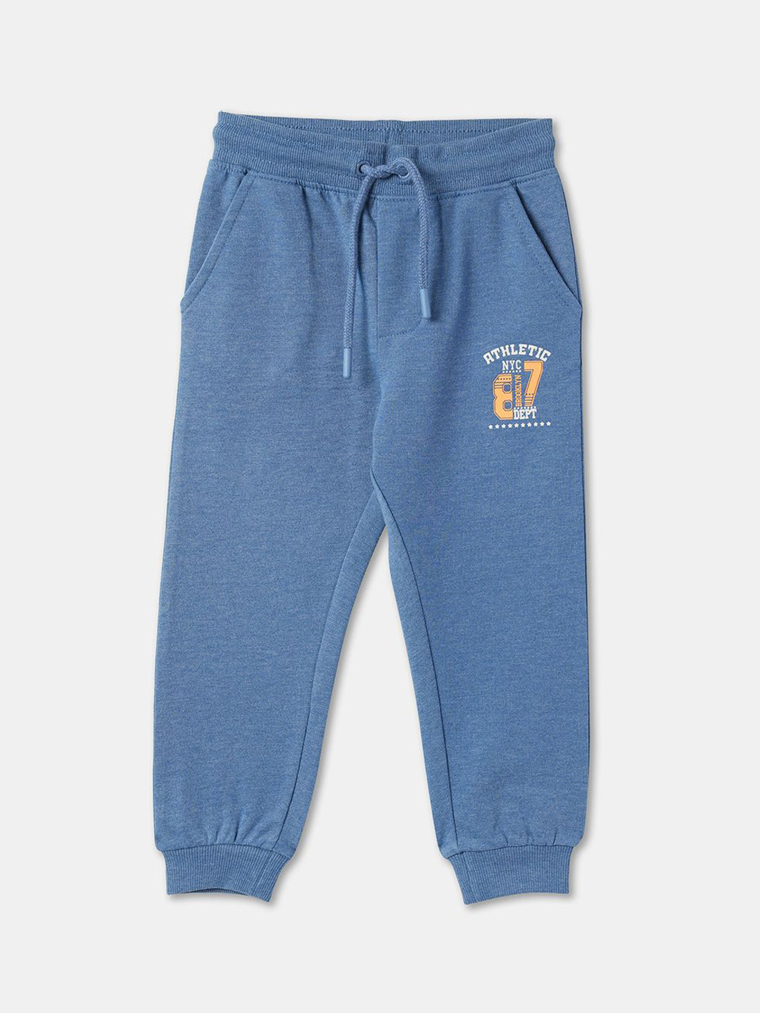 

R&B Boys Cotton Joggers, Blue