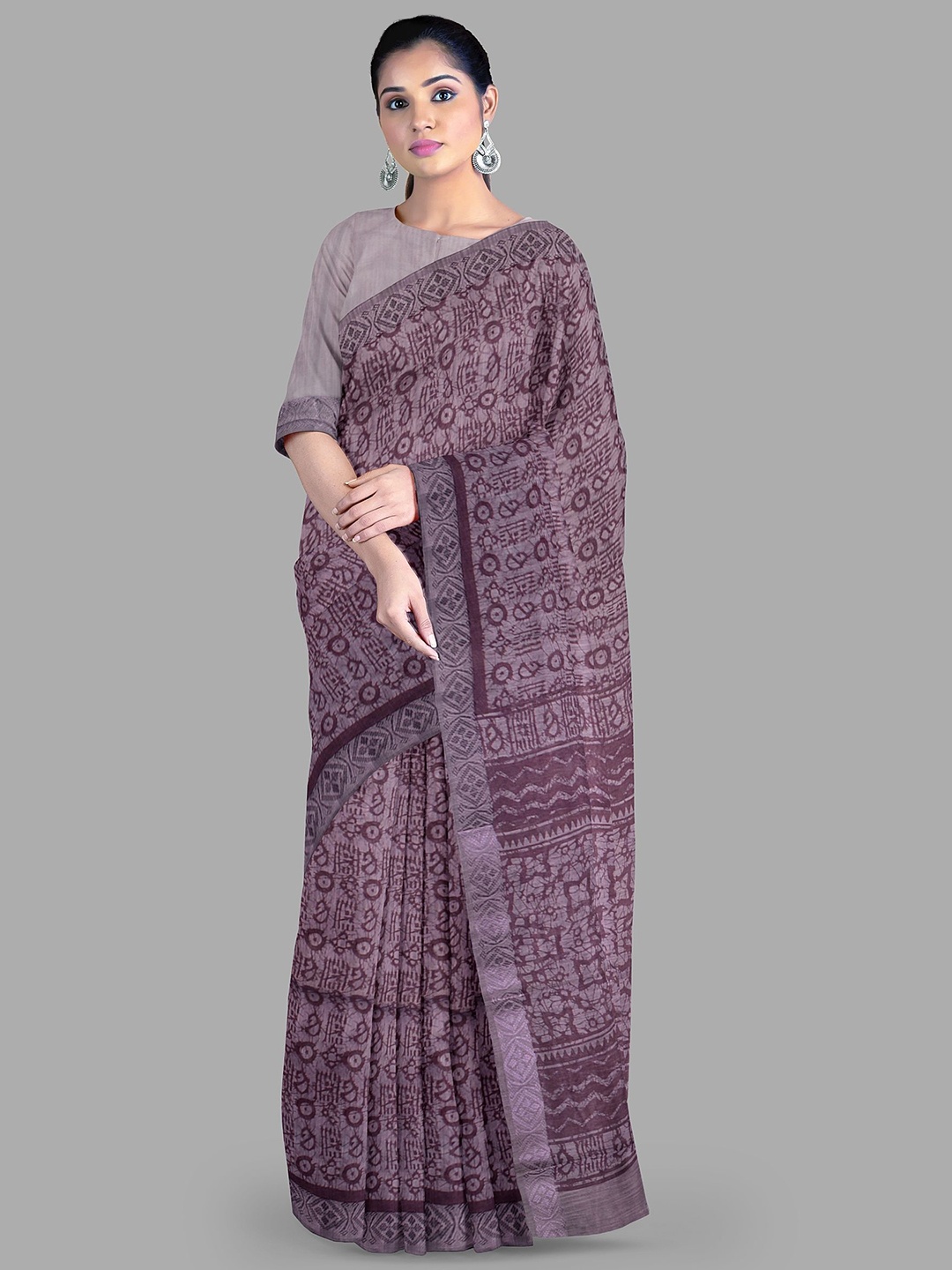 

The Chennai Silks Gadwal Saree, Purple