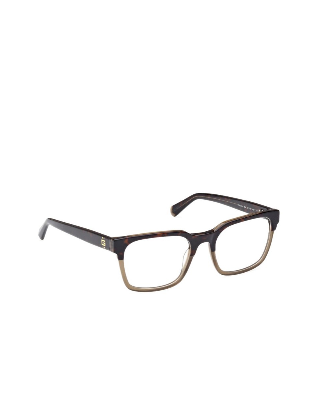 

GUESS Men Full Rim Rectangle Frames, Brown