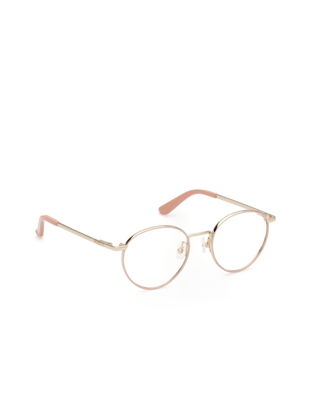 

GUESS Women Full Rim Round Frames, Gold