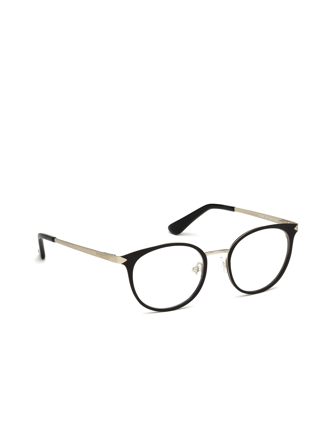 

GUESS Women Full Rim Round Frames, Black