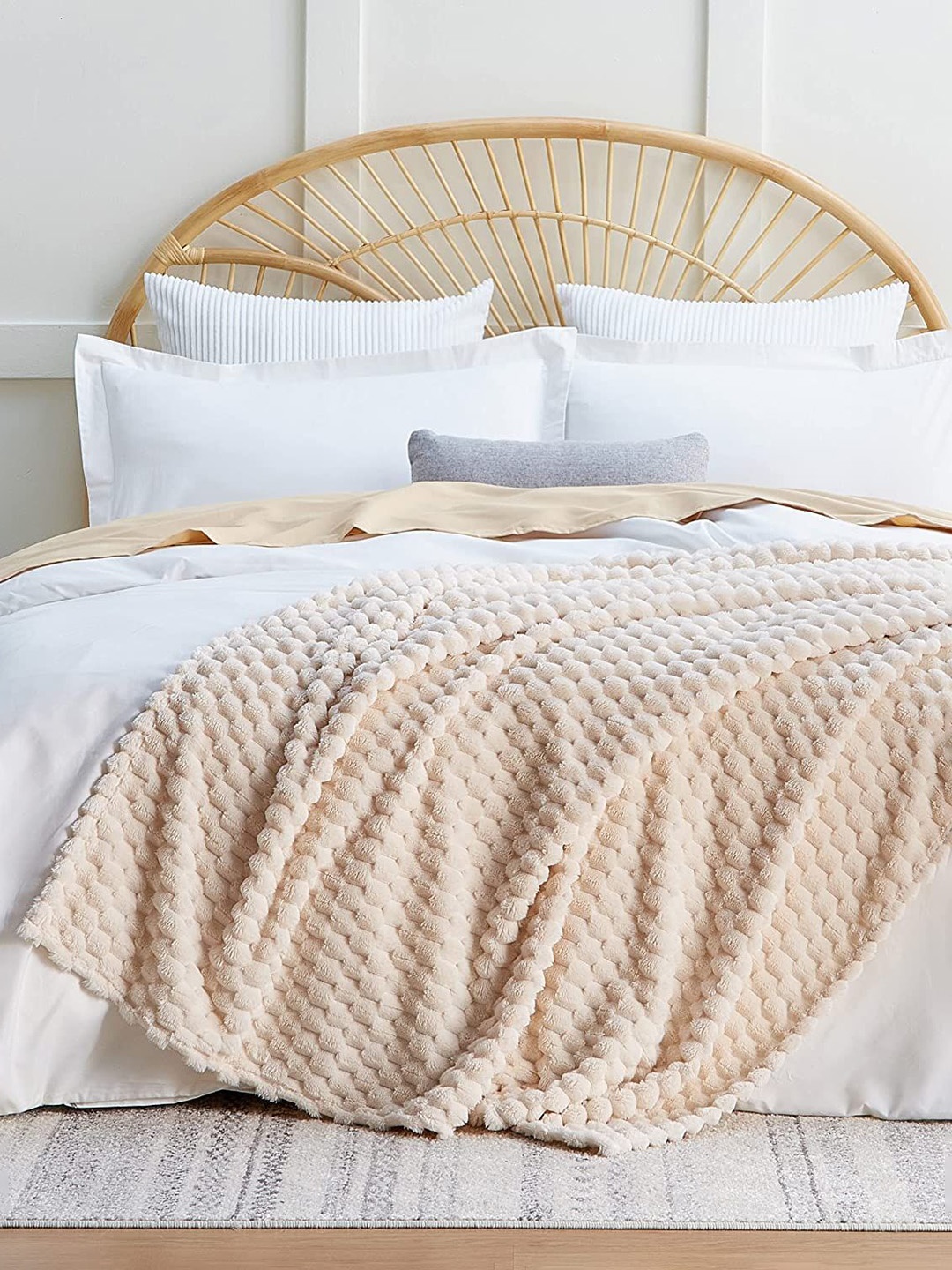

HomeCloud Beige Cotton 400 GSM Towel Set