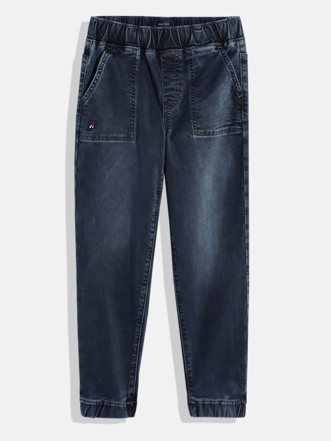 

Nautica Boys Heavy Fade Stretchable Jogger, Blue