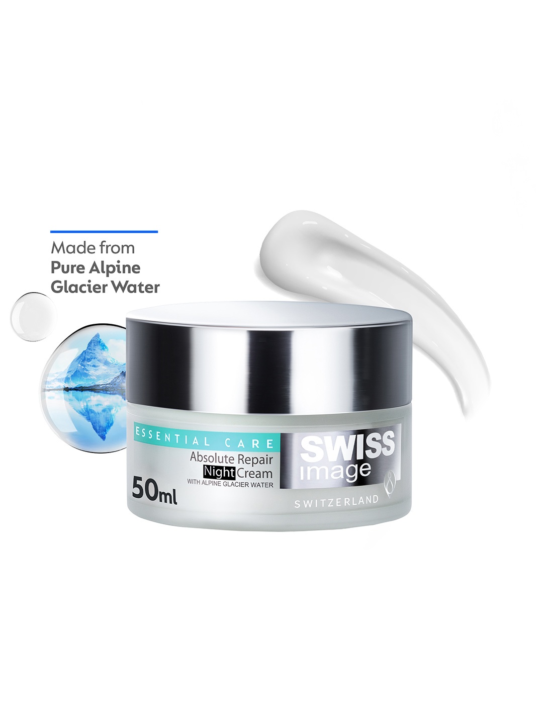 

SWISS Image Absolute Repair Night Cream For Hydrating & Glowing Skin - 50ml, Blue