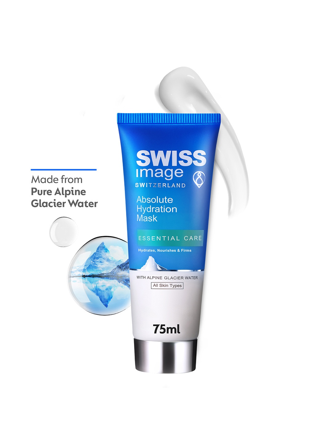 

SWISS Image Absolute Hydration Mask For Intense Hydration & Glowing Skin - 75ml, Blue