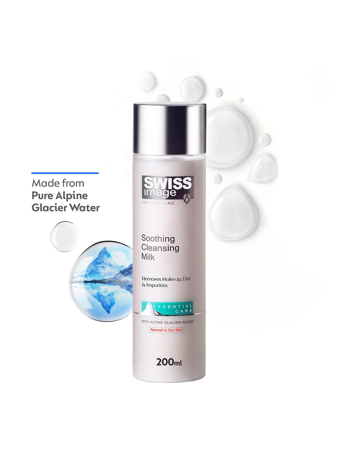 

SWISS Image Soothing Cleansing Milk For Gentle Cleansing & Hydration - 200ml, Blue