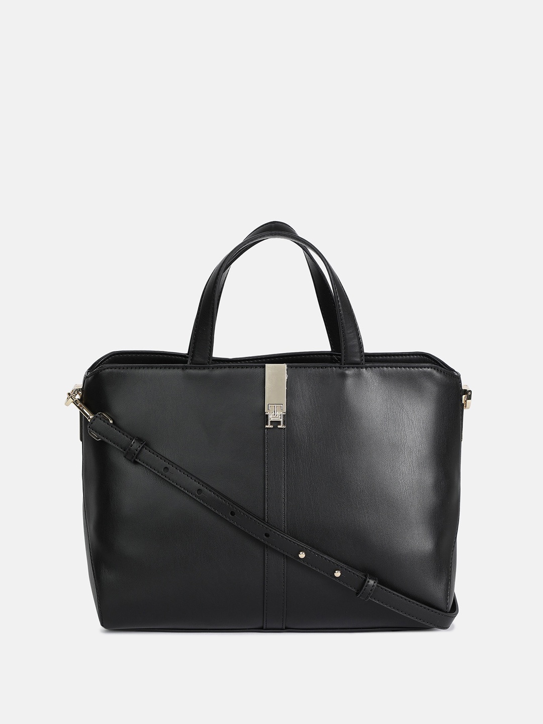 

Tommy Hilfiger Structured Handheld Bag, Black