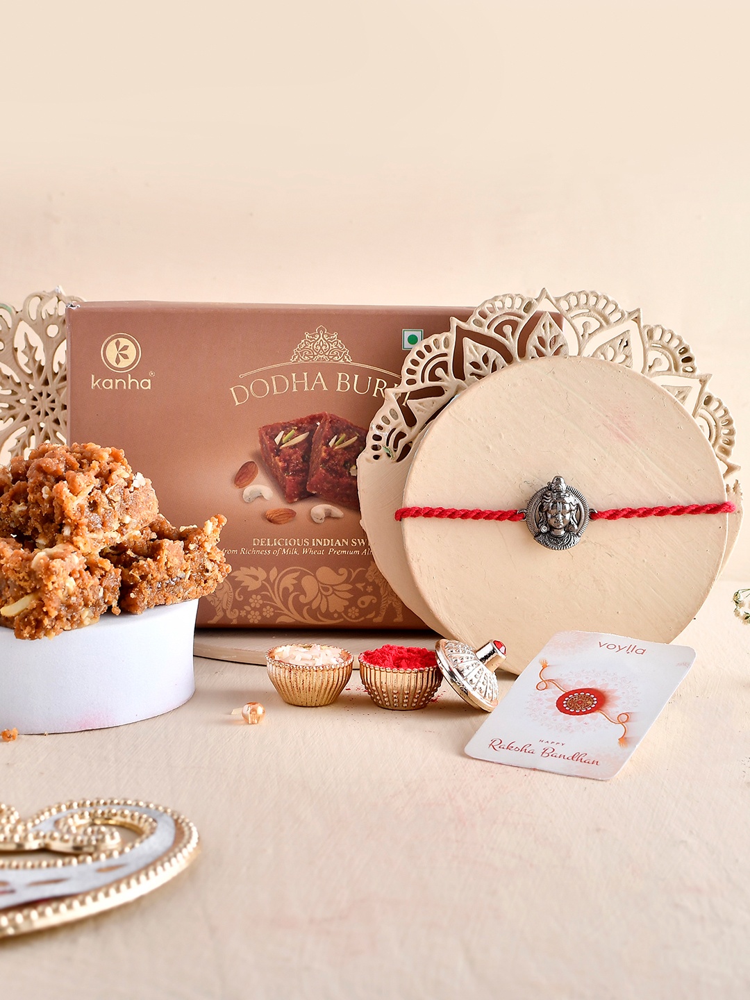 

Voylla Rakhi With Doda Barfi, Brown