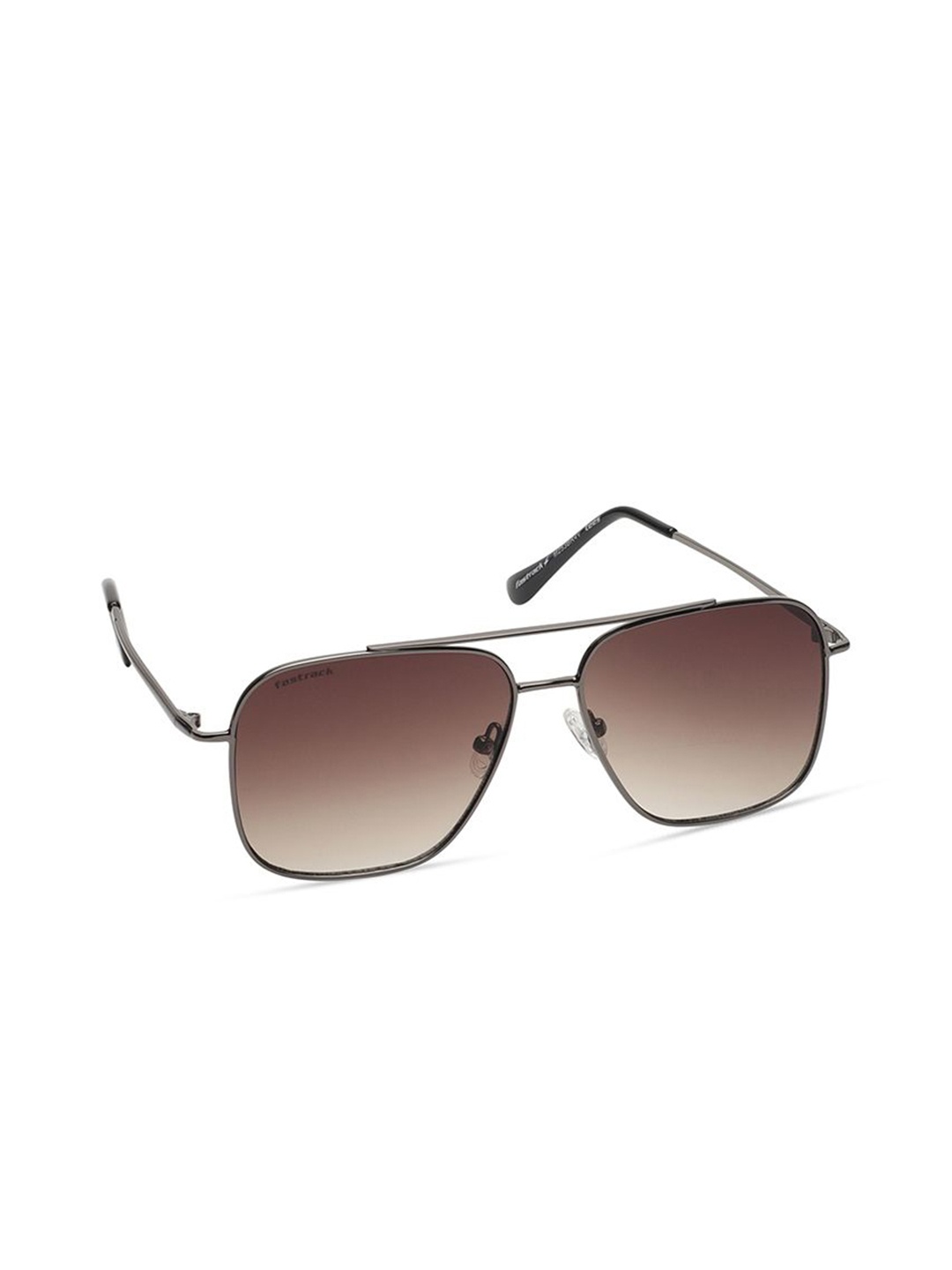 

Fastrack Unisex Rectangle Sunglasses with UV Protected Lens Fastrack-M253BR4, Brown