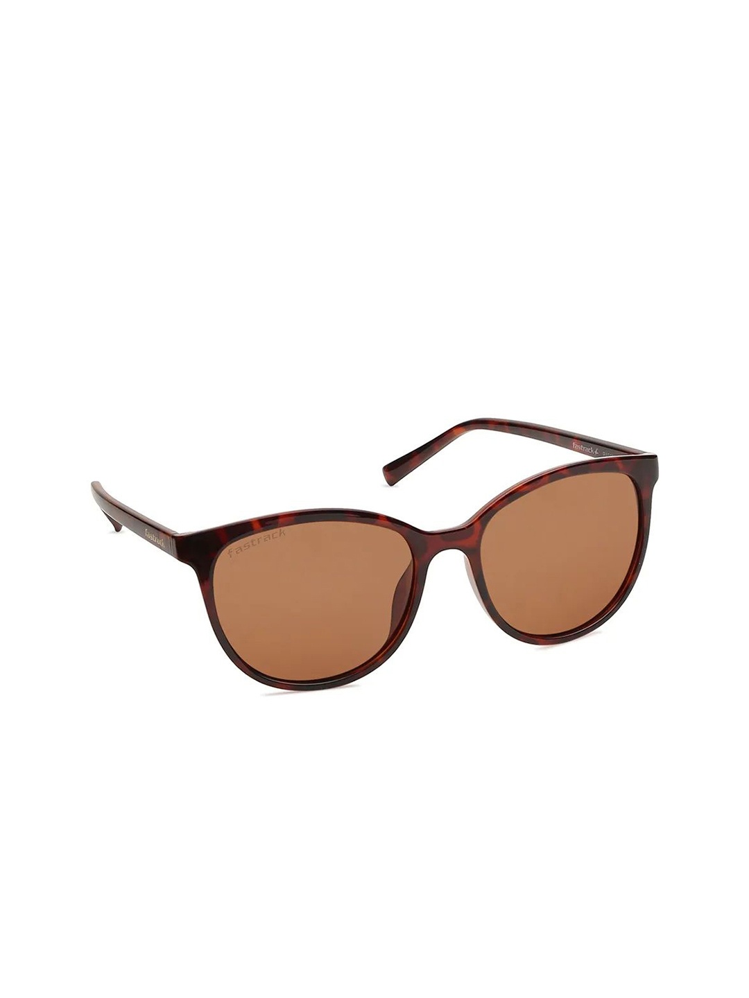 

Fastrack Unisex Round Sunglasses with UV Protected Lens Fastrack-P456BR2FP, Brown