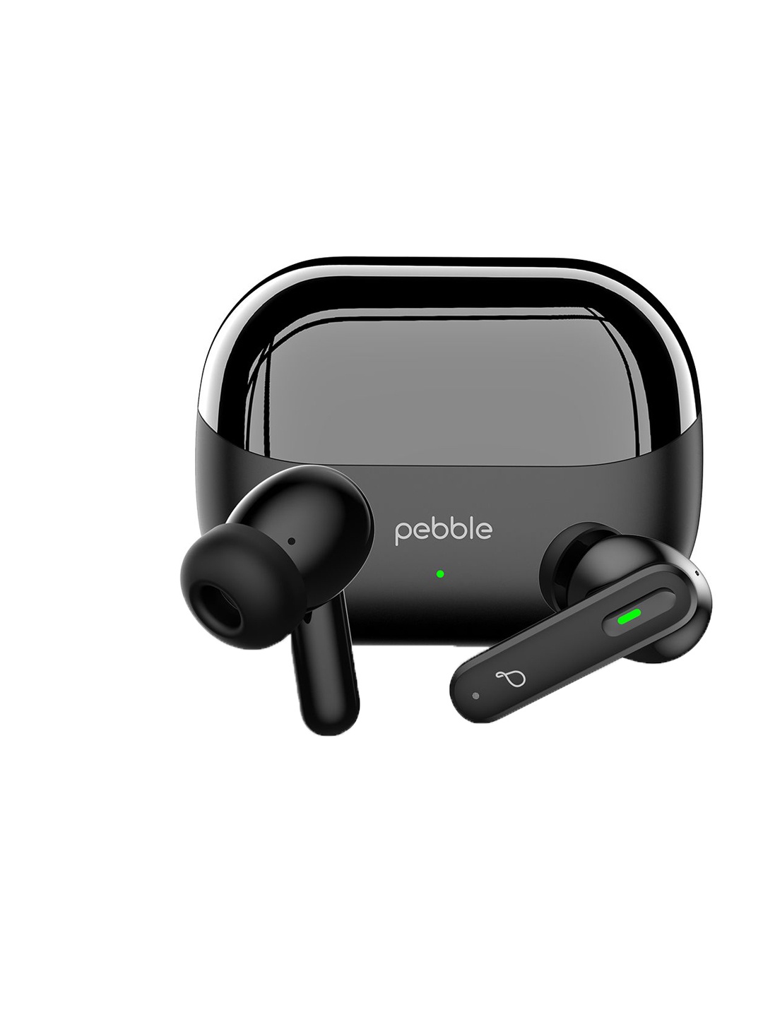 

Pebble BlissBuds Ace Deep Bass Clear Sound, ANC, ENC with Quad Mic Ear Buds, Black