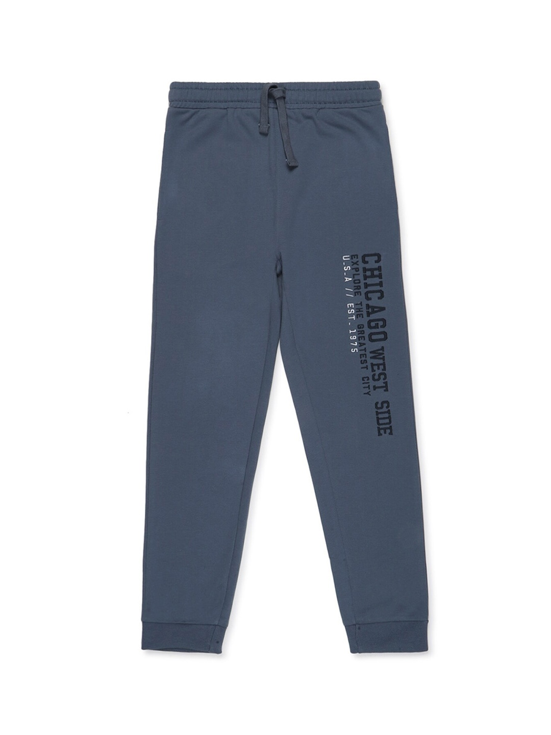 

Alan Jones Boys Mid Rise Cotton Joggers, Grey