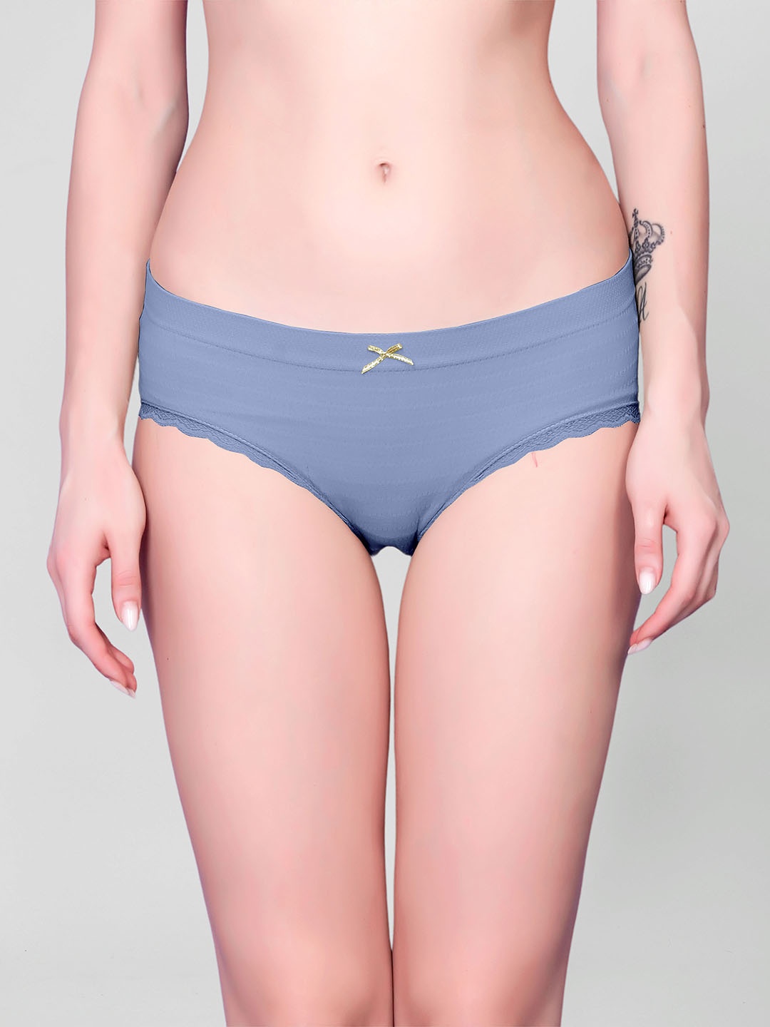 

Spiaty Seamless Hipster Briefs, Blue