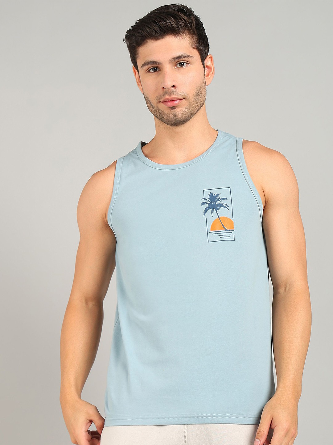 

Metronaut Men Graphic Printed Round Neck T-shirt, Blue