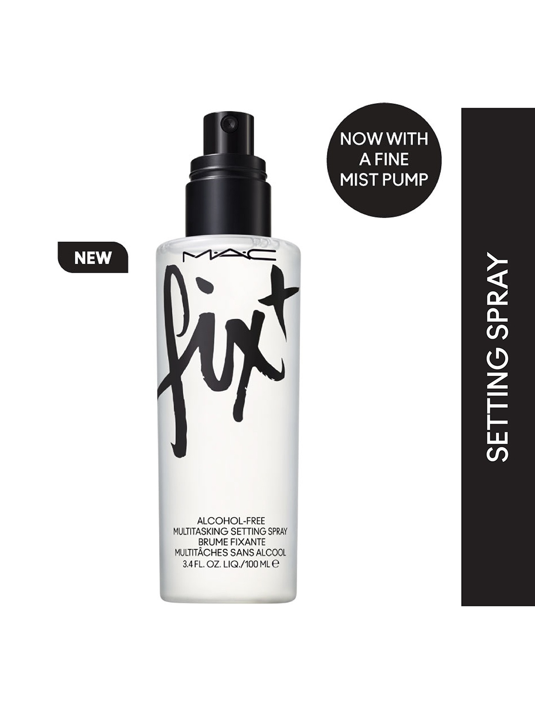 

M.A.C Fix+ Multitasking Weightless Setting Spray To Hydrate & Set - 100ml, White