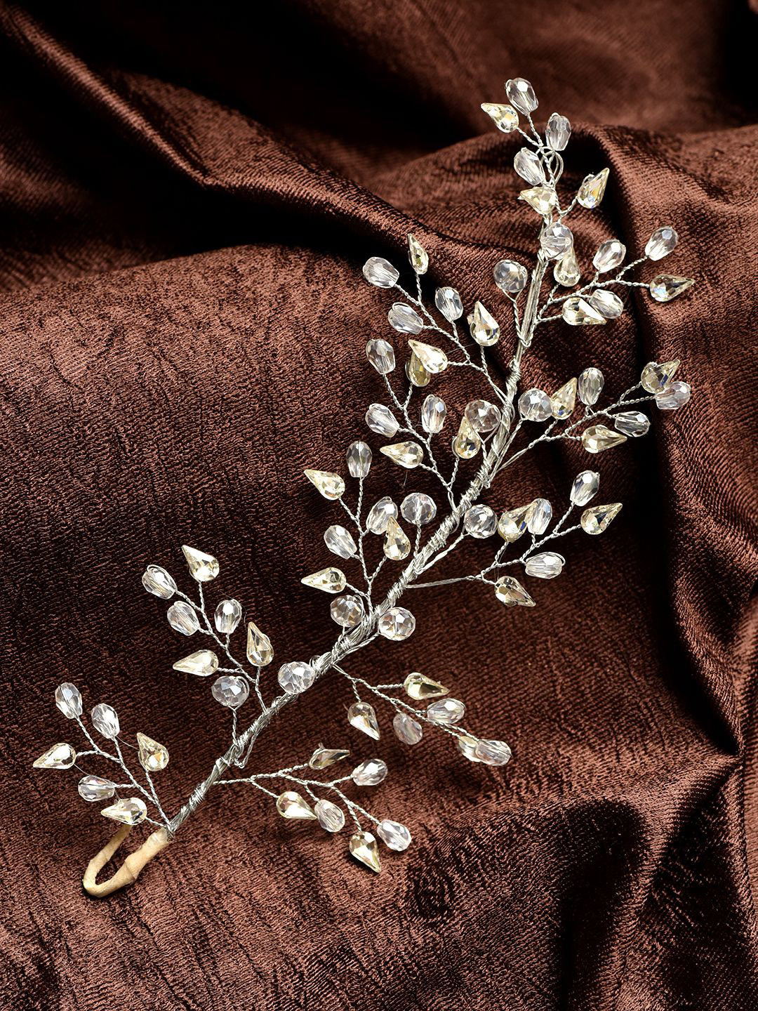 

Saraf RS Jewellery Women Embellished Tiara, Silver