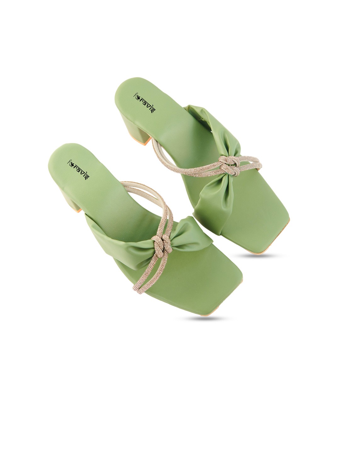 

Ravis Women Open Toe Flats, Green