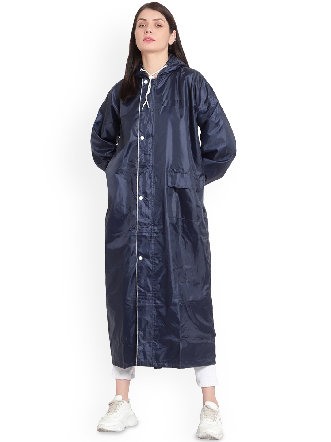 

Zacharias Hooded Waterproof Rain Jacket, Blue