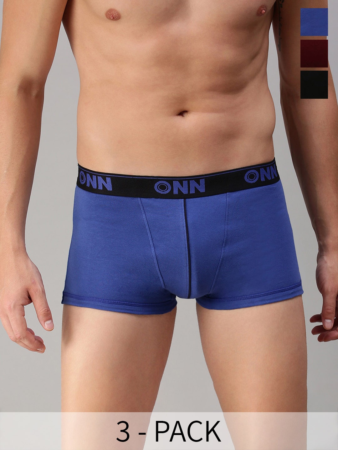 

ONN Pack Of 3 Pure Cotton Assorted Trunks ONN_253_AST5_3PC