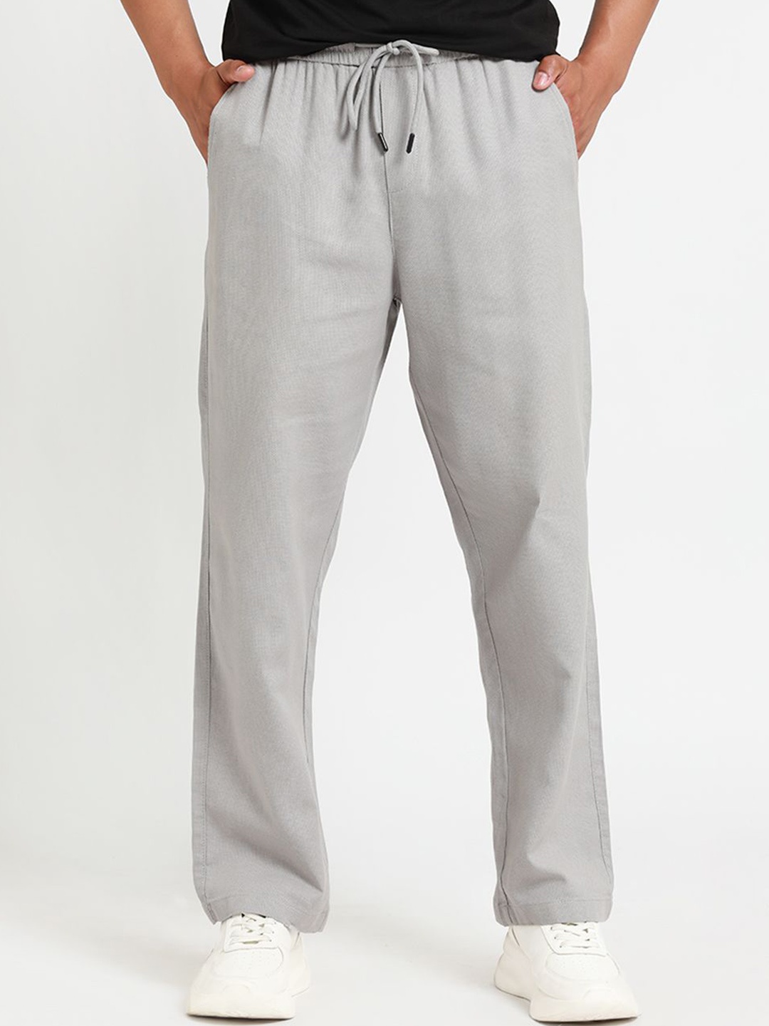 

Banana Club Men Relaxed Joggers Trousers, Grey