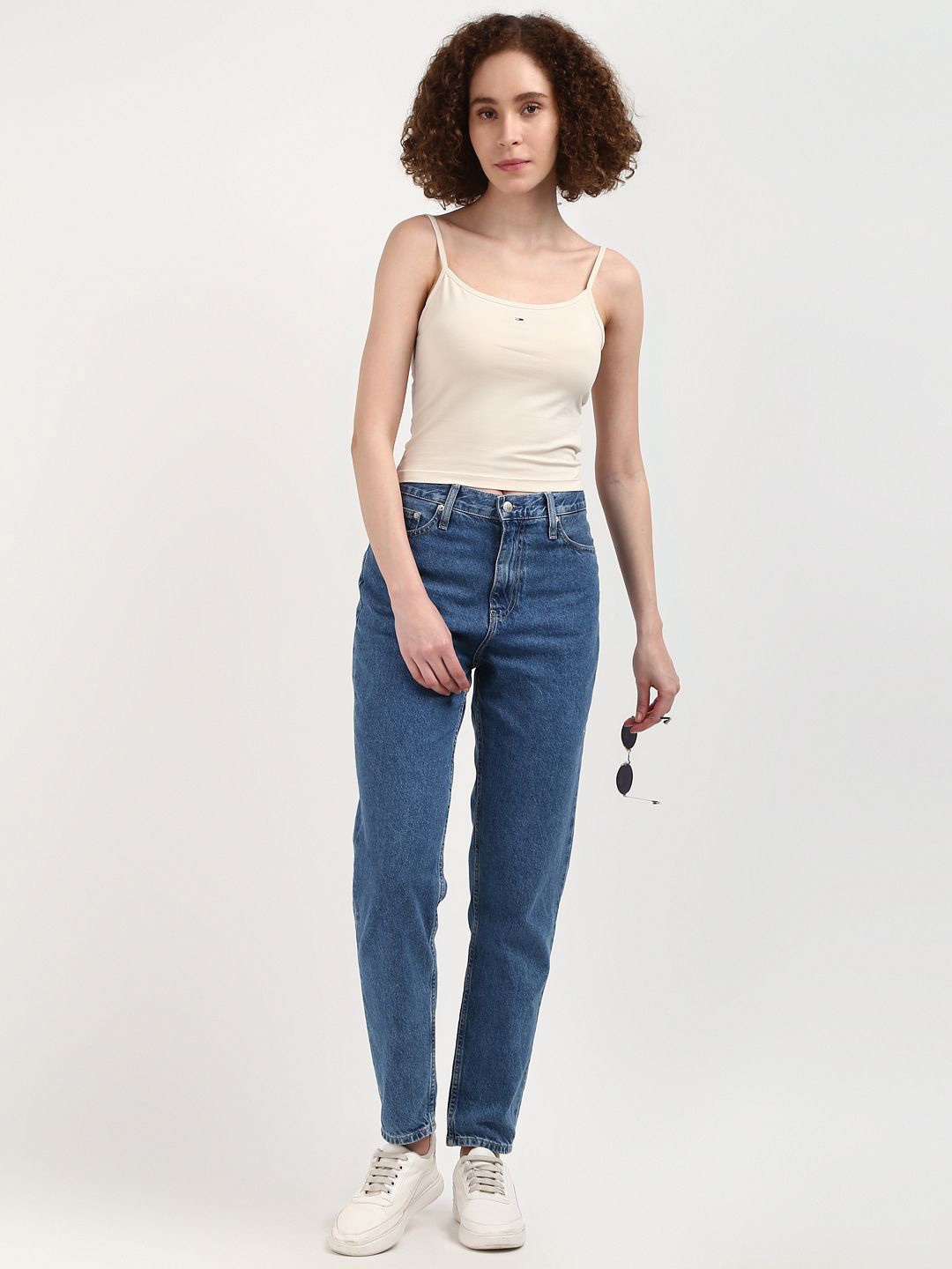 

Tommy Hilfiger Solid Shoulder Straps Top, Beige