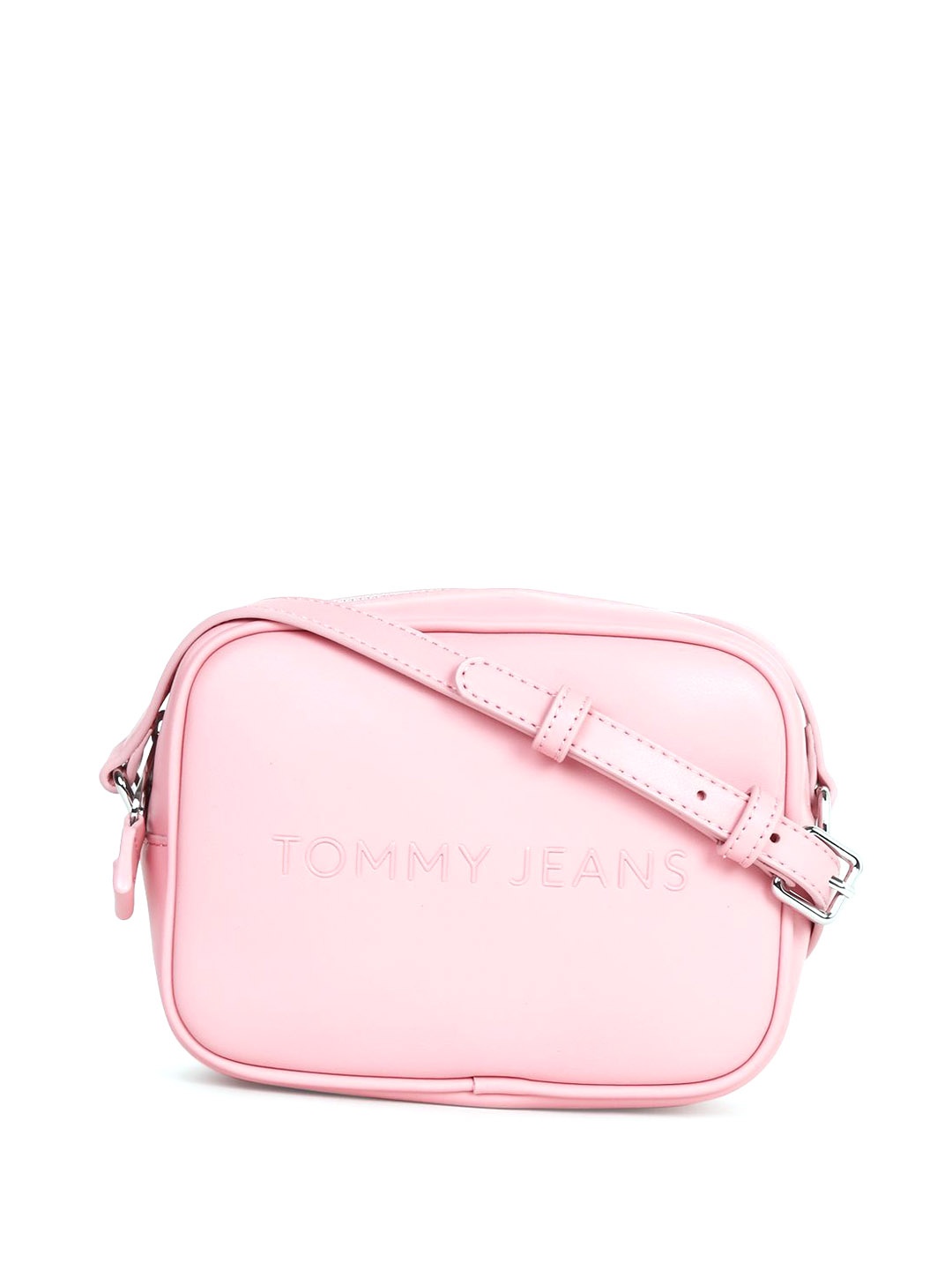 

Tommy Hilfiger Structured Solid Sling Bag, Pink