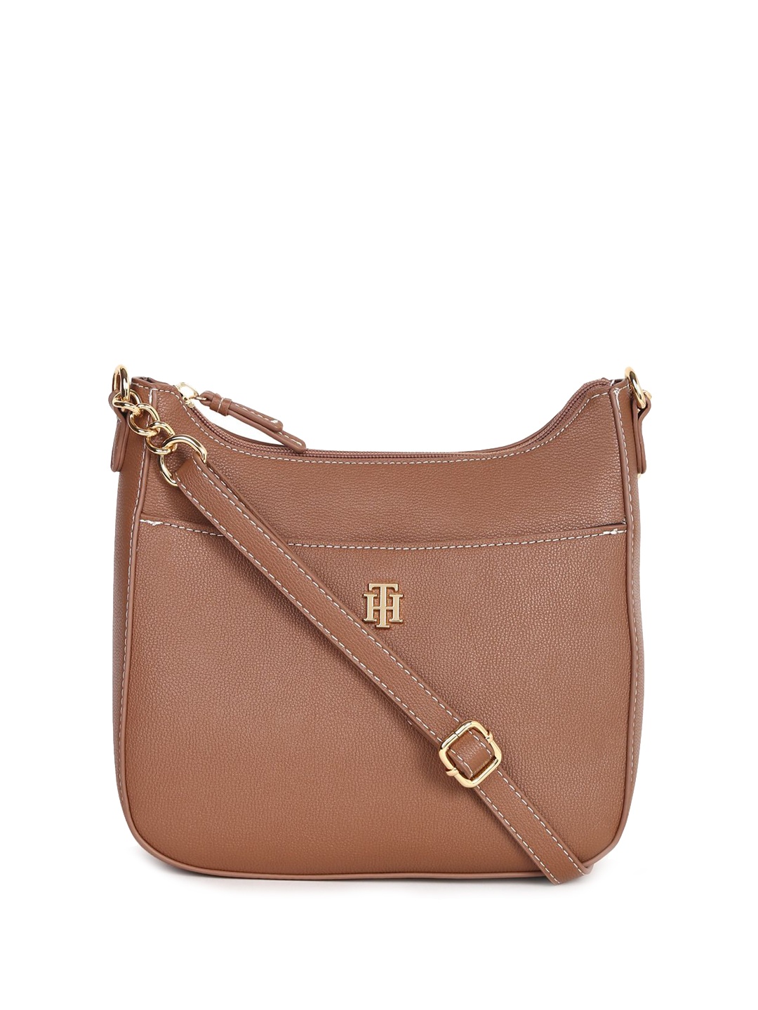 

Tommy Hilfiger Structured Sling Bag, Brown