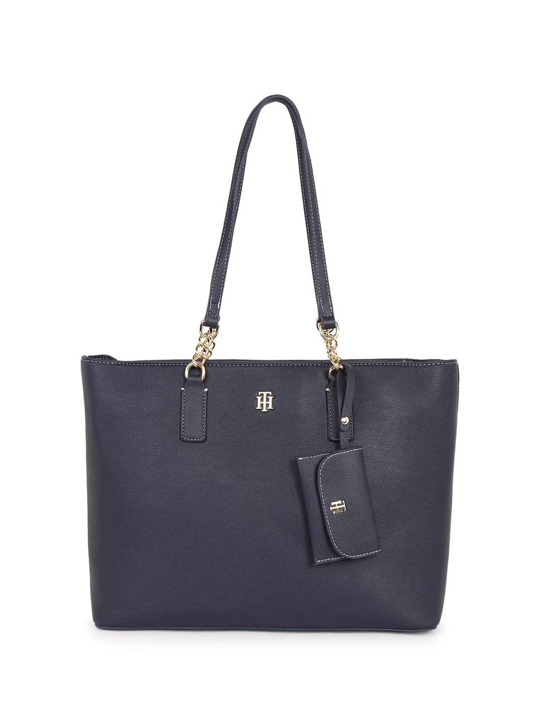 

Tommy Hilfiger Structured Shoulder Bag with Pouch, Navy blue