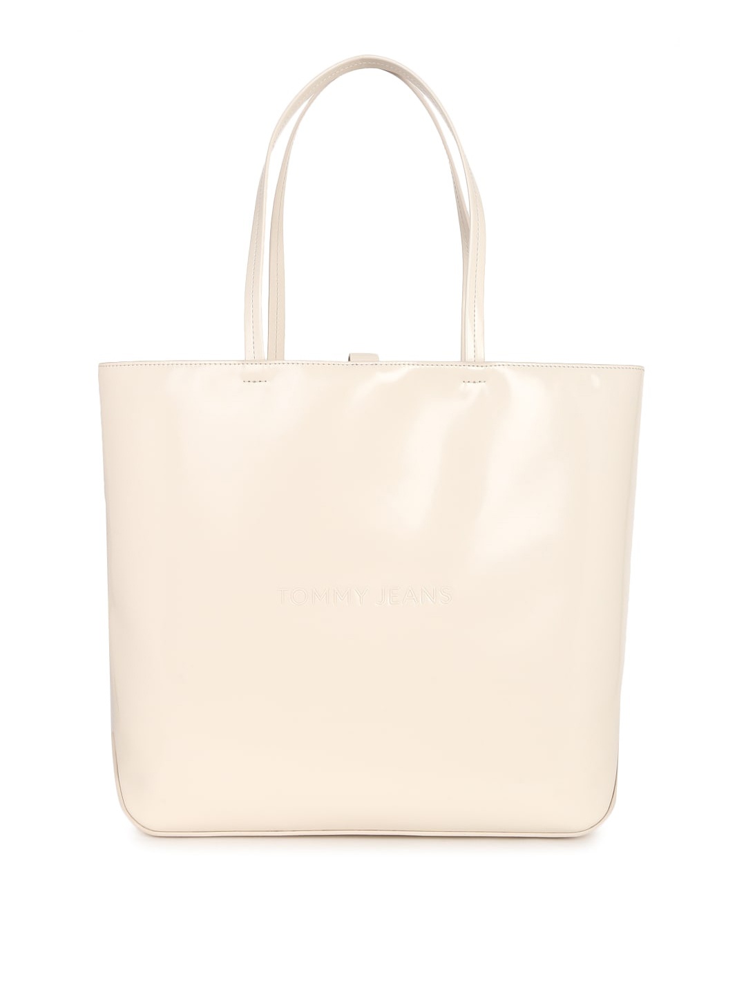 

Tommy Hilfiger Solid Button Closure Tote Bag, Beige